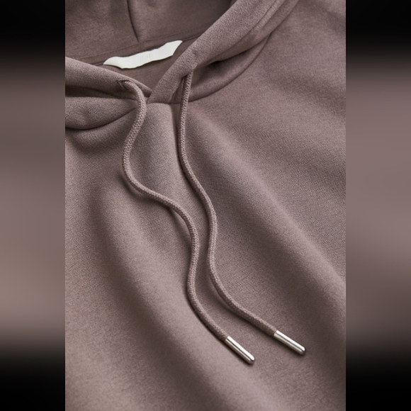 🆕️NWT H&M Hoodie in 'Dark Taupe', Size XL - Picture 7 of 16